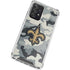 NFL New Orleans Saints Camo Galaxy A52 5G Clear Case
